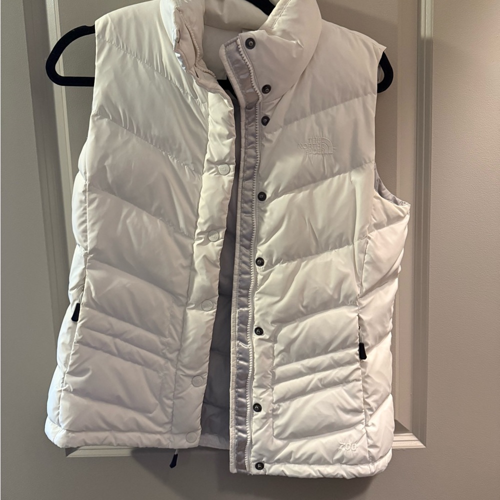 NWT The North Face Women's White Puffer Vest